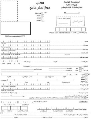 مطلب جواز سفر عادي